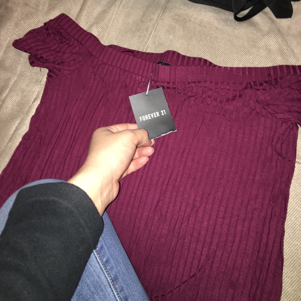 Off the shoulder dress
